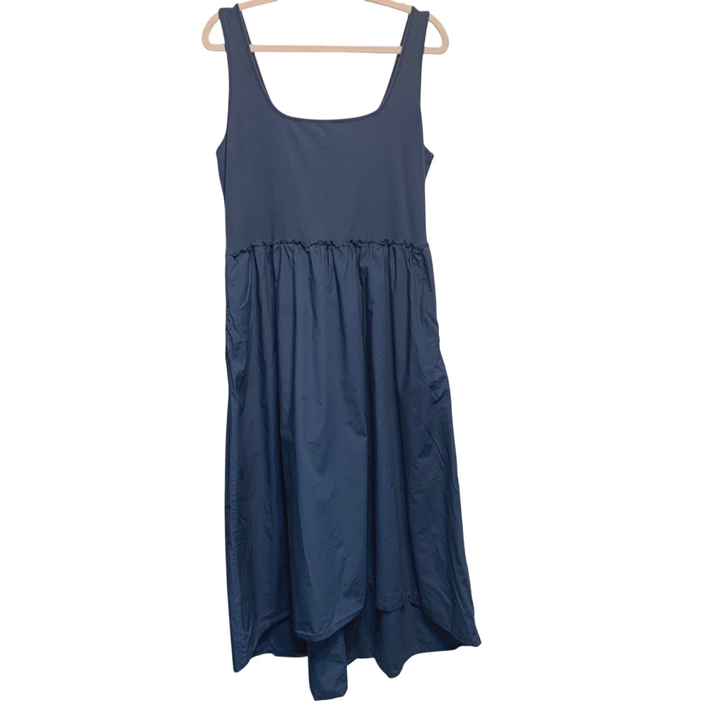 A New Day Midi Dress XL Balletcore Coastal Classic Casual Stretch Lightweight